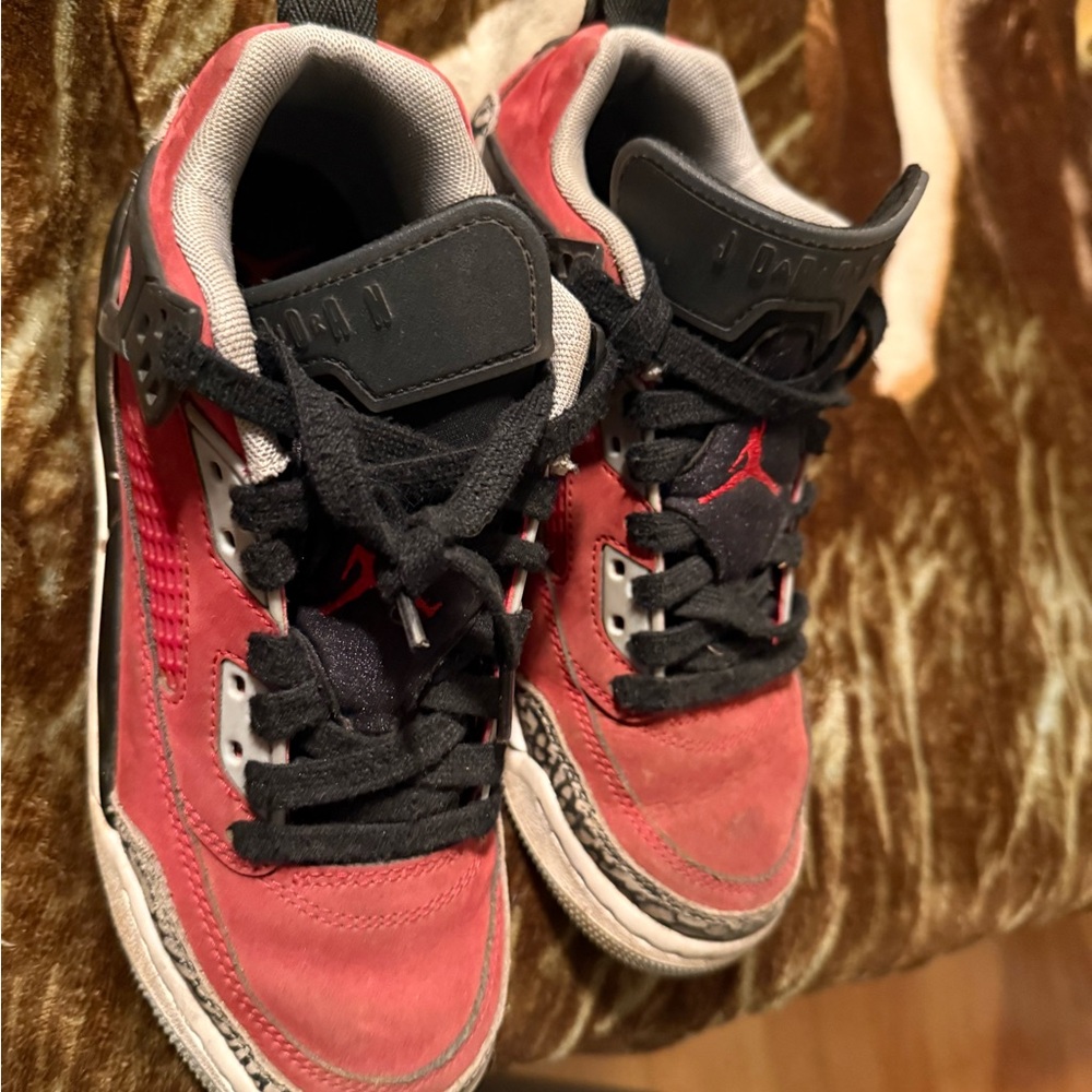 Jordan Kids Sneakers Red and Black